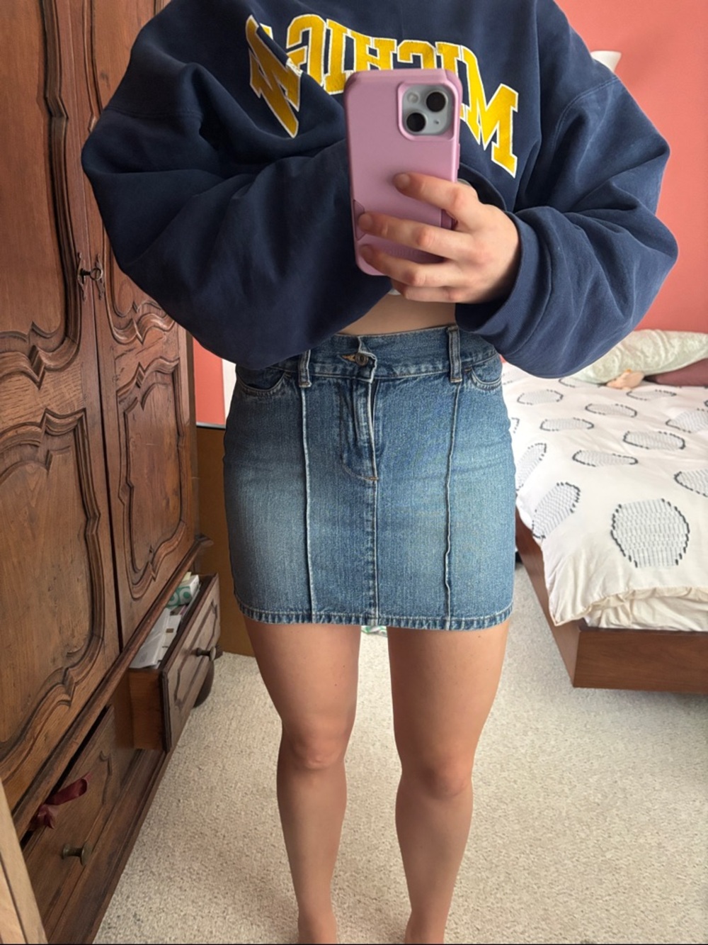 Gap Classic Blue Denim Mini Skirt size 4